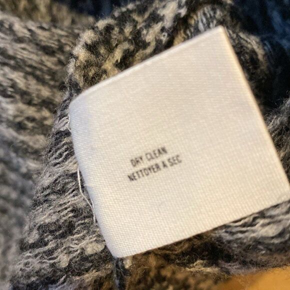 Anthropologie Sparrow Vapor Rise Black Houndstooth Wool Sheath Dress M NWT - Picture 10 of 11